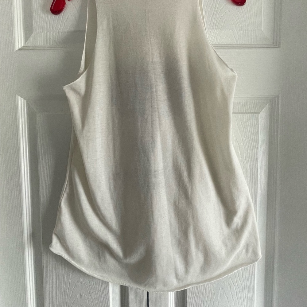 Pompano Beach Ladies Cream Beach Tank Top - Picture 3 of 9